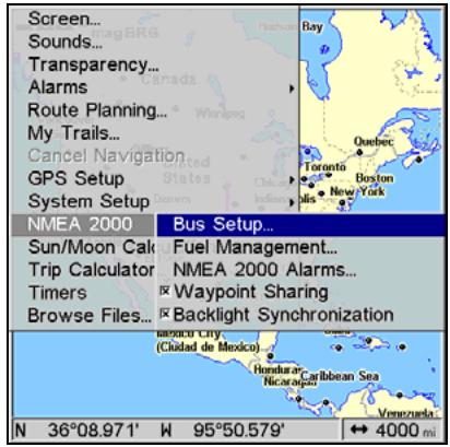 LOWRANCE GLOBALMAP 5300C - Bus Setup - 1