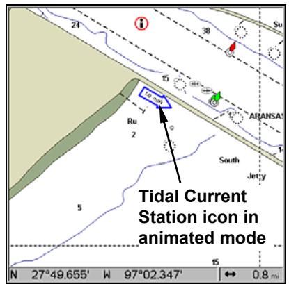 LOWRANCE GLOBALMAP 5300C - To view Tidal Current information: - 2