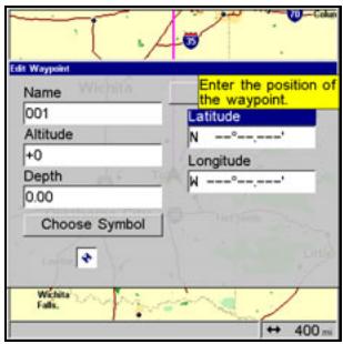 LOWRANCE GLOBALMAP 5300C - Create Waypoint by Entering a Position - 2