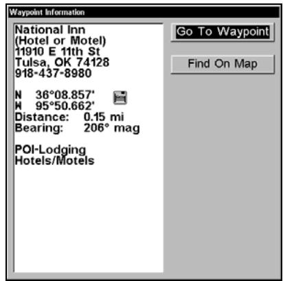 LOWRANCE GLOBALMAP 5300C - Find Any Item Selected by Map Cursor - 2