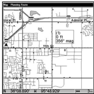 LOWRANCE GLOBALMAP 5300C - Routes Created in the Unit - 5
