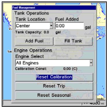 LOWRANCE GLOBALMAP 5300C - To Reset Calibration: - 1