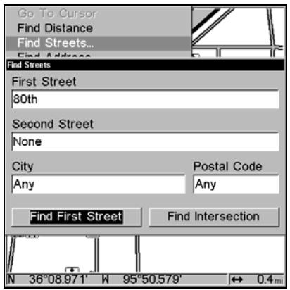 LOWRANCE GLOBALMAP 5300C - Find a Street - 3