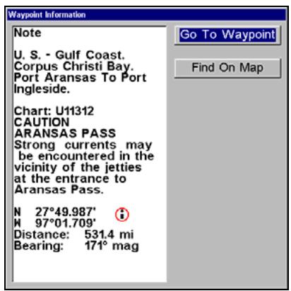 LOWRANCE GLOBALMAP 5300C - Nautical Chart Notes - 2
