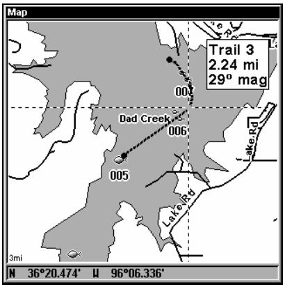 LOWRANCE GLOBALMAP 5300C - Edit a Trail Pattern - 2