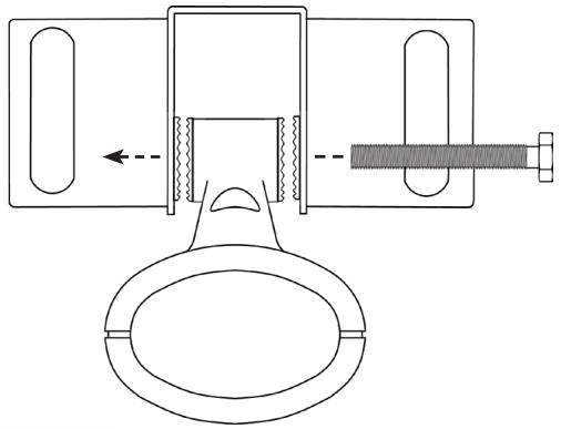 LOWRANCE HDS - Alignement des roues à rochet sur l'étrier en une piece : - 2