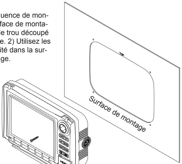 LOWRANCE HDS - Installation encastrée - 5