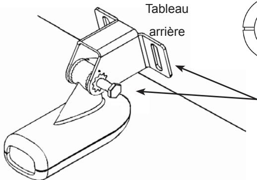 LOWRANCE HDS - Alignement des roues à rochet sur l'étrier en une piece : - 3