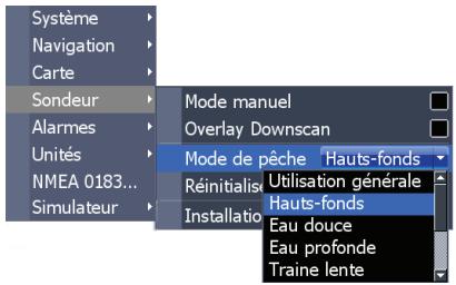 LOWRANCE HOOK 7 - Modes de pêche - 1