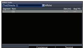 LOWRANCE HOOK 7 - Les menus éditer la trace et nouvelle trace - 2