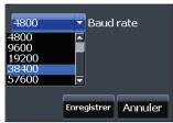 LOWRANCE HOOK 7 - Pour sélectionner un taux de transmission : - 1