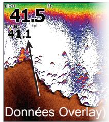 LOWRANCE HOOK 7 - Données overlay - 1