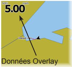LOWRANCE HOOK 7 - Données overlay - 1