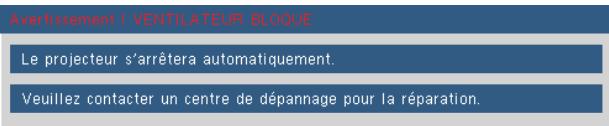 OPTOMA DS344 - Messages de l'écran - 2