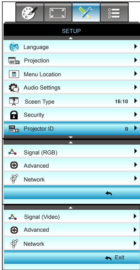 OPTOMA GT5000 - SETUP - 1