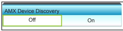 OPTOMA GT5000 - AMX Device Discovery - 1