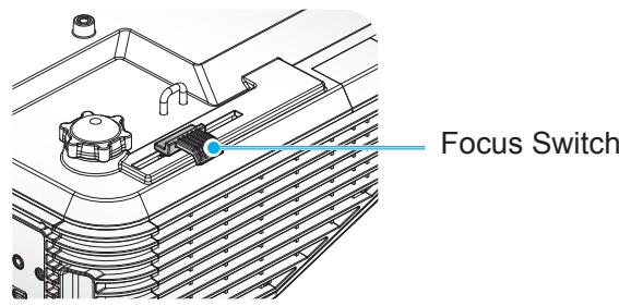 OPTOMA GT5000 - Adjusting the Projector's Focus - 1