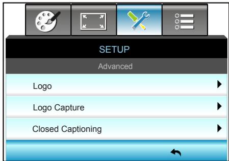 OPTOMA GT5000 - SETUP | Advanced - 1