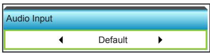 OPTOMA GT5000 - Audio Input - 1