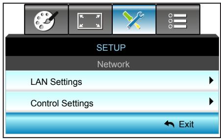 OPTOMA GT5000 - SETUP | Network - 1