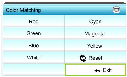 OPTOMA GT5000 - Color Matching - 1