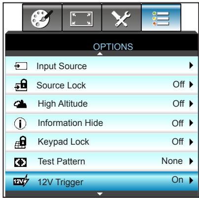 OPTOMA GT5000 - OPTIONS - 1