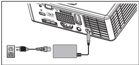 OPTOMA ML750ST - Mirroring the Screen of the Portable Device (with the Optional USB Wi-Fi Dongle) - 1