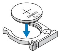 OPTOMA ML750ST - Installing the Remote Control Battery - 2