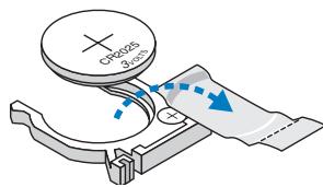 OPTOMA ML750ST - Installing the Remote Control Battery - 3