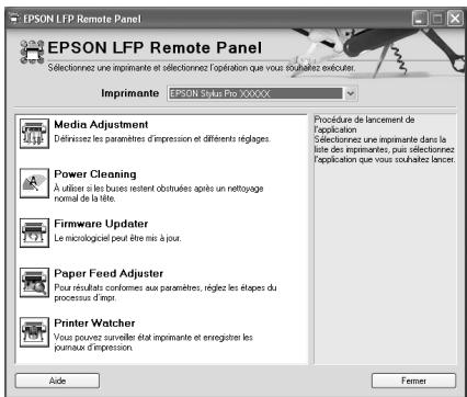 EPSON STYLUS PRO 4450, STYLUS PRO 4880 - EPSON LFP Remote Panel - 1