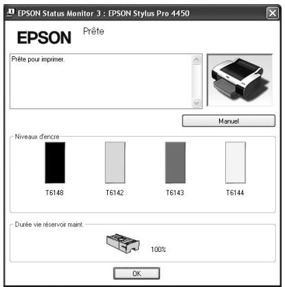 EPSON STYLUS PRO 4450, STYLUS PRO 4880 - EPSON Status Monitor 3 - 1