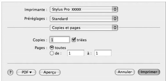 EPSON STYLUS PRO 4450, STYLUS PRO 4880 - Définition des paramètres du pilote d'impression - 2