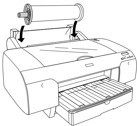 EPSON STYLUS PRO 4450, STYLUS PRO 4880 - Chargement du papier rouleau - 2