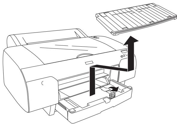EPSON STYLUS PRO 4450, STYLUS PRO 4880 - Chargement de papier plus petit que le format A3 dans le magasin papier - 1