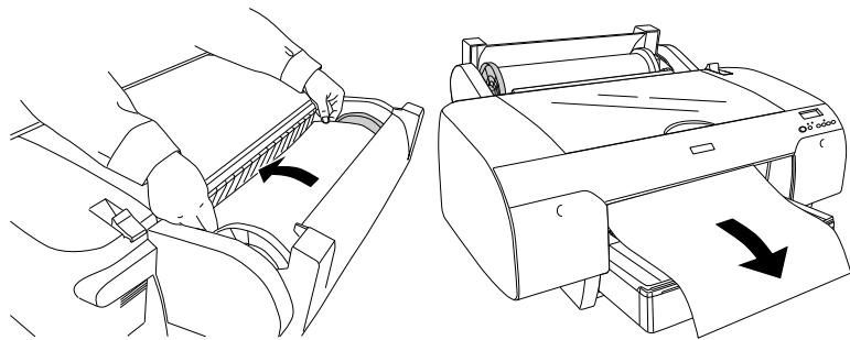 EPSON STYLUS PRO 4450, STYLUS PRO 4880 - Chargement du papier rouleau - 4