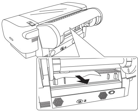 EPSON STYLUS PRO 4450, STYLUS PRO 4880 - En cas de bourrage papier au niveau de la fente d'alimentation manuelle avant - 4