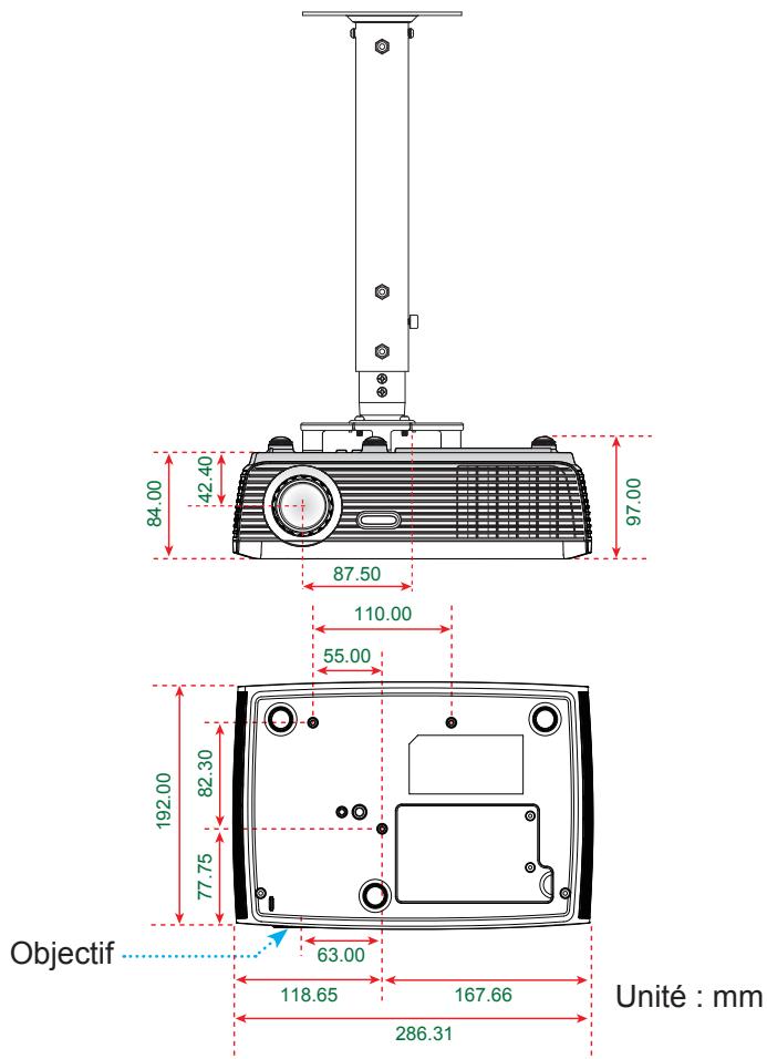 OPTOMA W290 - Avertissement : - 1