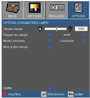 OPTOMA W290 - Mode puissance (veille) - 1