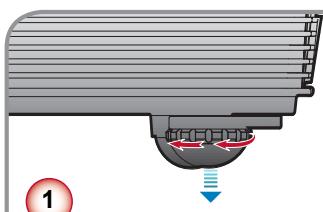 OPTOMA W307USTI - Réglage de la hauteur du projecteur - 2