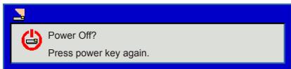 OPTOMA W307USTI - Messages de l'écran - 1