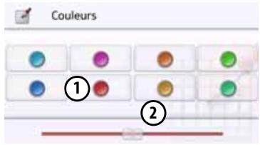 BECKER ACTIVE 45 - Palette de couleurs - 1