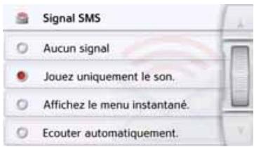 BECKER ACTIVE 45 - Signalisation SMS (en fonction du modele) - 2