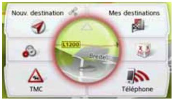 BECKER ACTIVE 45 - Utilisation duurreappeireld navigation avec la telecommande - 2