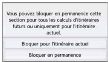 BECKER ACTIVE 45 - Bloquer des portions de trajet/routes - 1