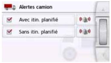 BECKER ACTIVE 45 - Avertissements relatifs au camion (en fonction du modele) - 1