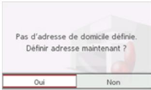BECKER MAP PILOT - Adresse du domicile - 1