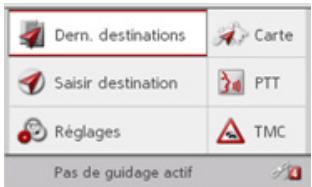 BECKER MAP PILOT - Le menu principal - 1