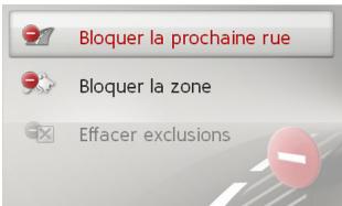 BECKER MAP PILOT CLASSE B - Exclusion d'un troncon du trajet - 1