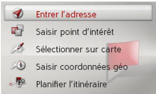 BECKER MAP PILOT CLASSE B - Saisie d'une destination - 1