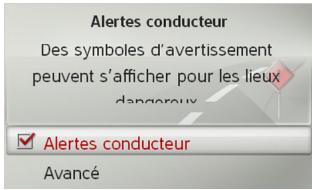 BECKER MAP PILOT CLASSE B - Alertes conducteur - 1